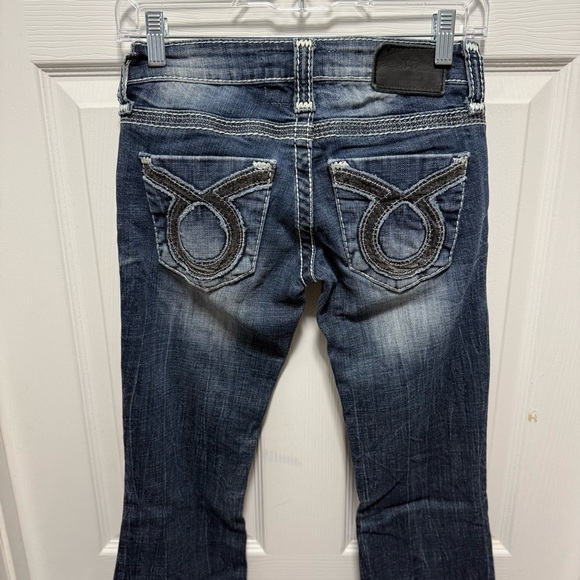 Big Star Dark Blue Flare Jeans - Picture 4 of 7